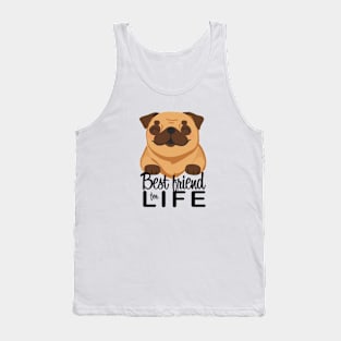 Pug Best friend Tank Top